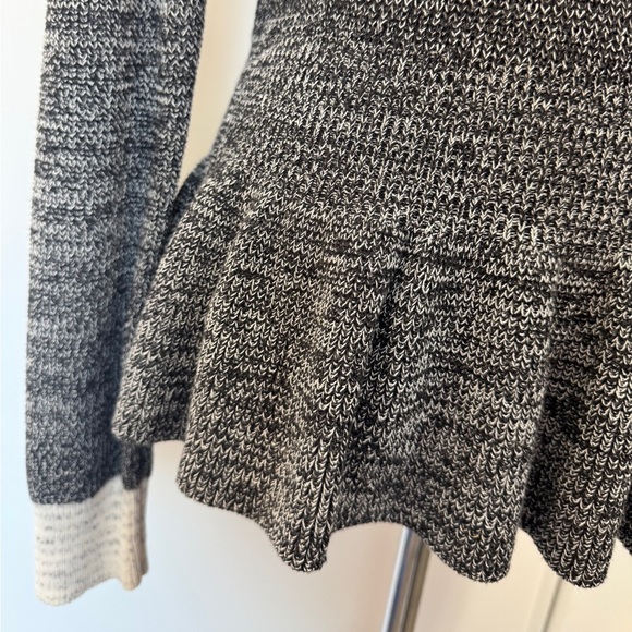 Rebecca Taylor Long Sleeve Knit Peplum Top - Picture 6 of 8